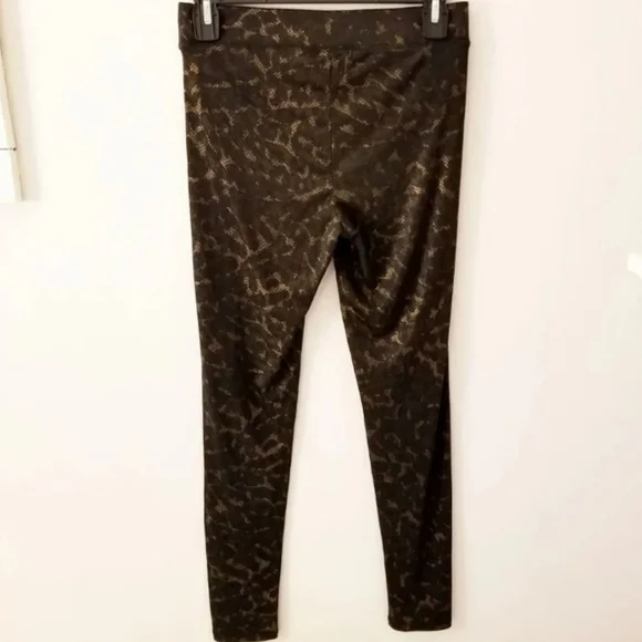 Victorias Secret PINK black lace print leggings - Picture 3 of 4